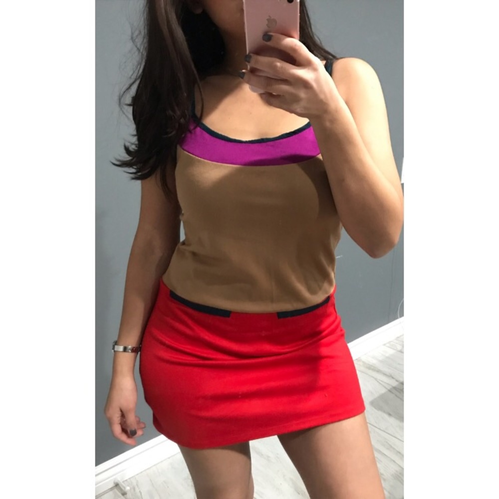 Forever 21 color block dress Sz small